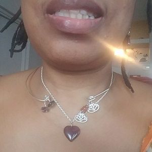 Love & Lotus *amethyst, carnelian and Neckkace set